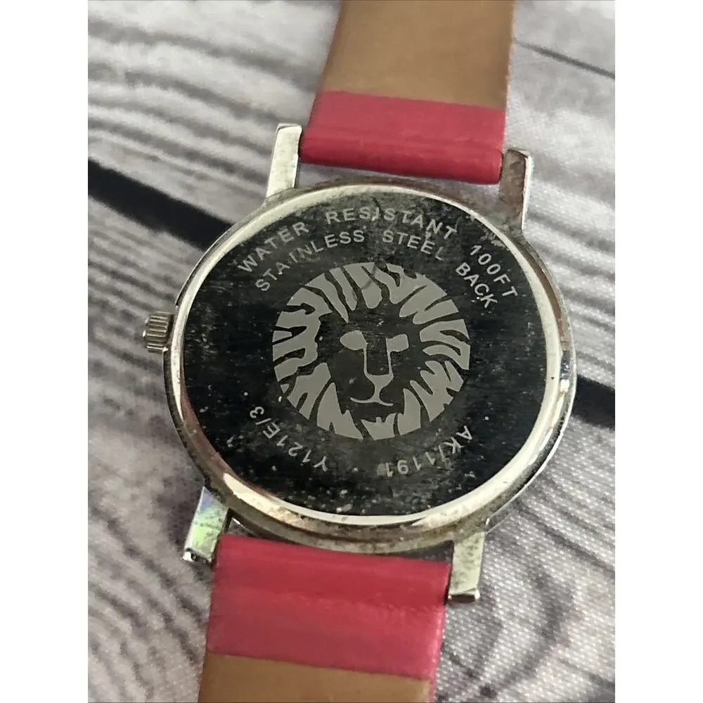 Anne Klein Silver Tone Red Band Women’s Quartz Watch
